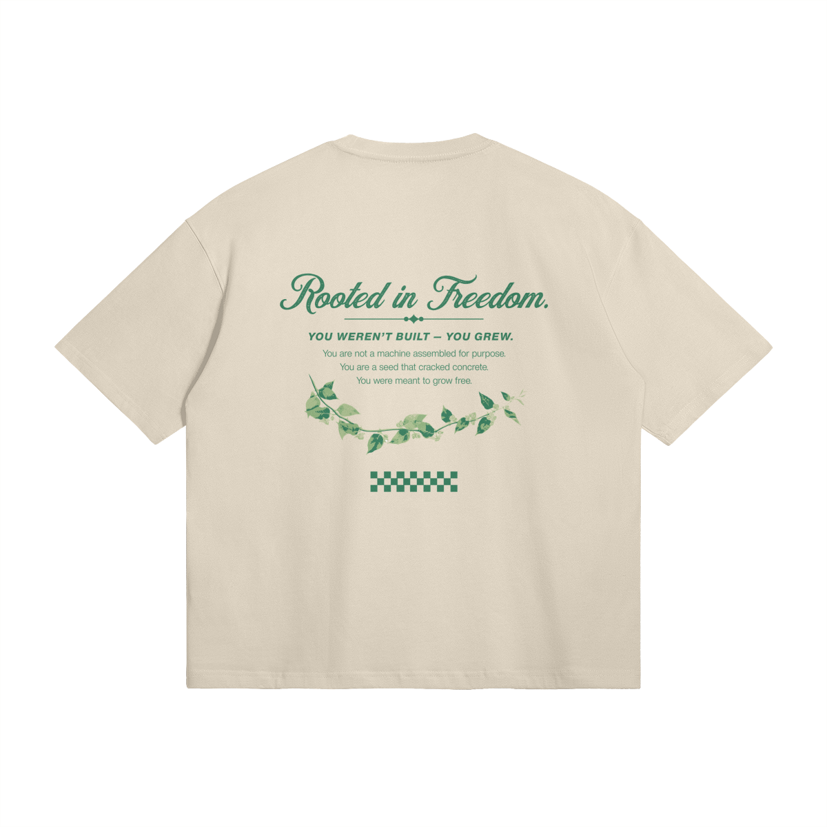 Camiseta QSTNL Rooted in Freedom